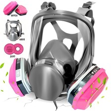 Full Face Gas Mask Painting Spraying Respirator w/Filters for 6800 Facepiece USA