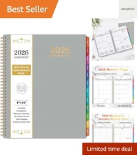 2026 Appointment Book/Planner - Weekly & Monthly, 9" x 11", Large, Jan 2026 -...