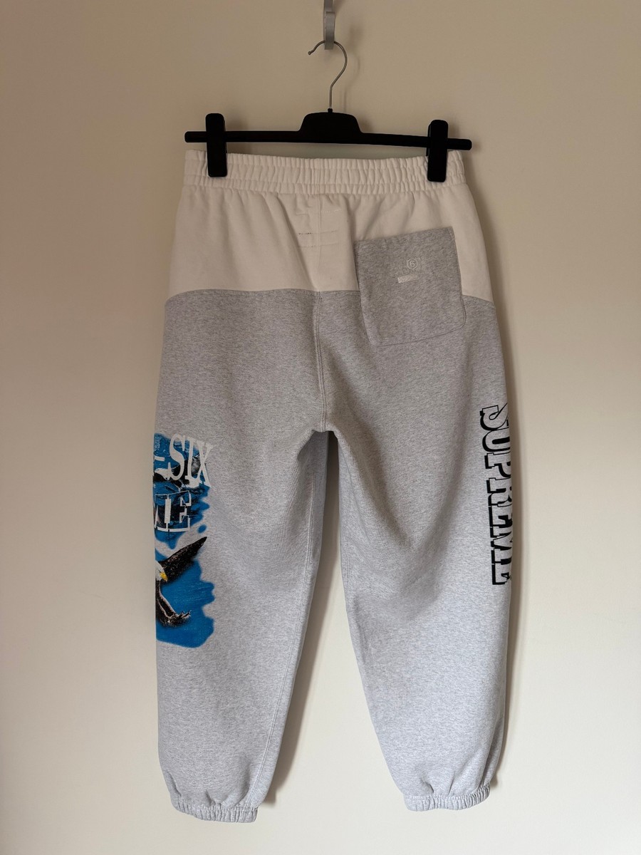 Supreme x MM6 Maison Margiela Eagle Sweatpants - Size Small - Gray