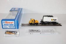 Roco 1909 Zweiweg-Unimog mit AGIP Kesselwagen DB HO OVP unbespielt