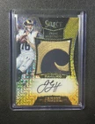JARED GOFF 2016 PANINI SELECT ROOKIE PRIME RAMS LOGO PATCH AUTO GOLD PRIZM /10