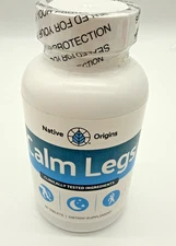 Natural Calm Leg Supplement - Iron, Magnesium & Valerian Root for Restful Sleep