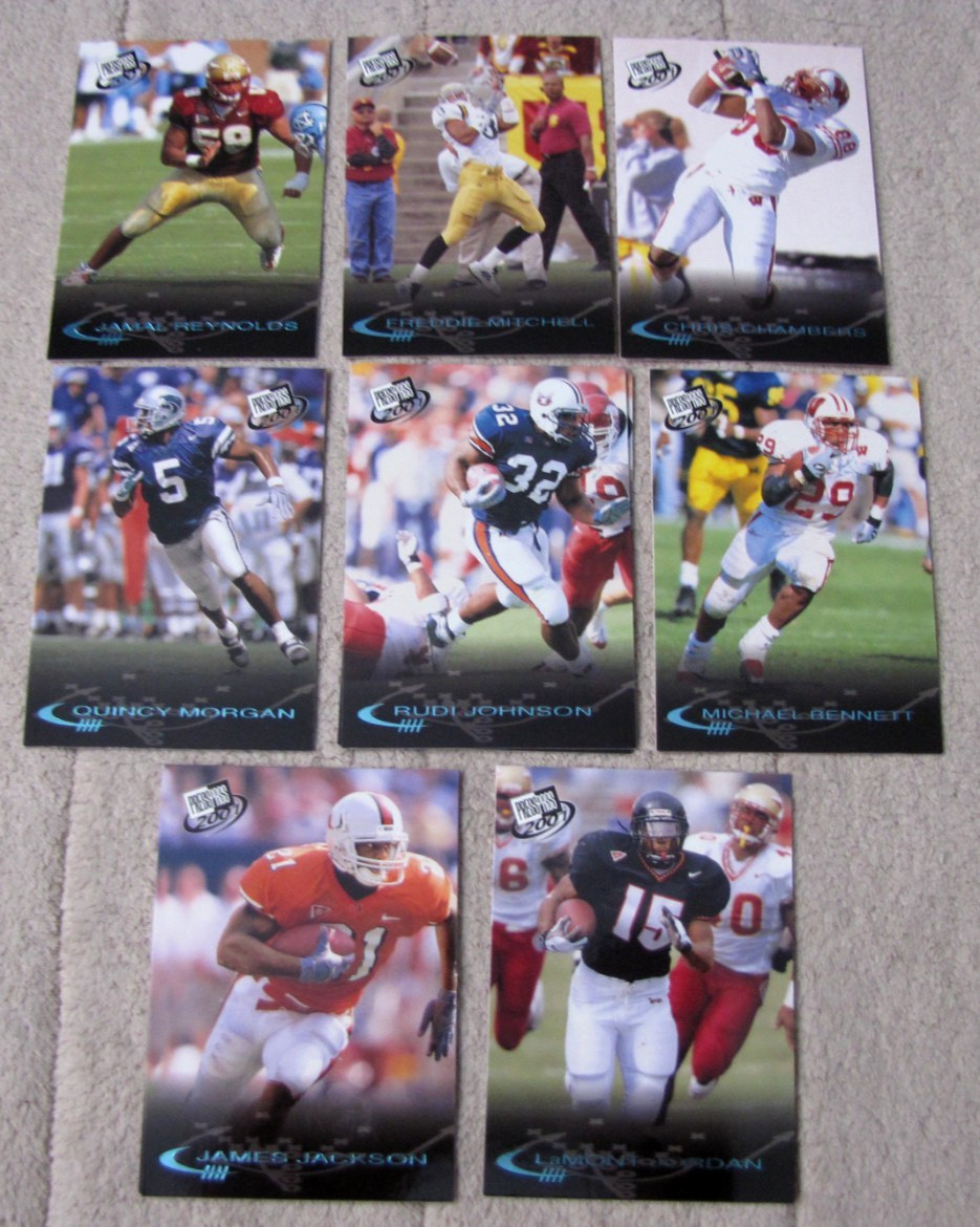 2001 Press Pass Torquers Football (Pick Choose Complete)