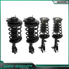 Set of 4 For 03-08 Hyundai Tiburon Front Rear Pair Complete Struts Shocks Spring