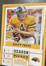 2017 Panini Contenders Draft Picks - Season Ticket Brett Favre #15