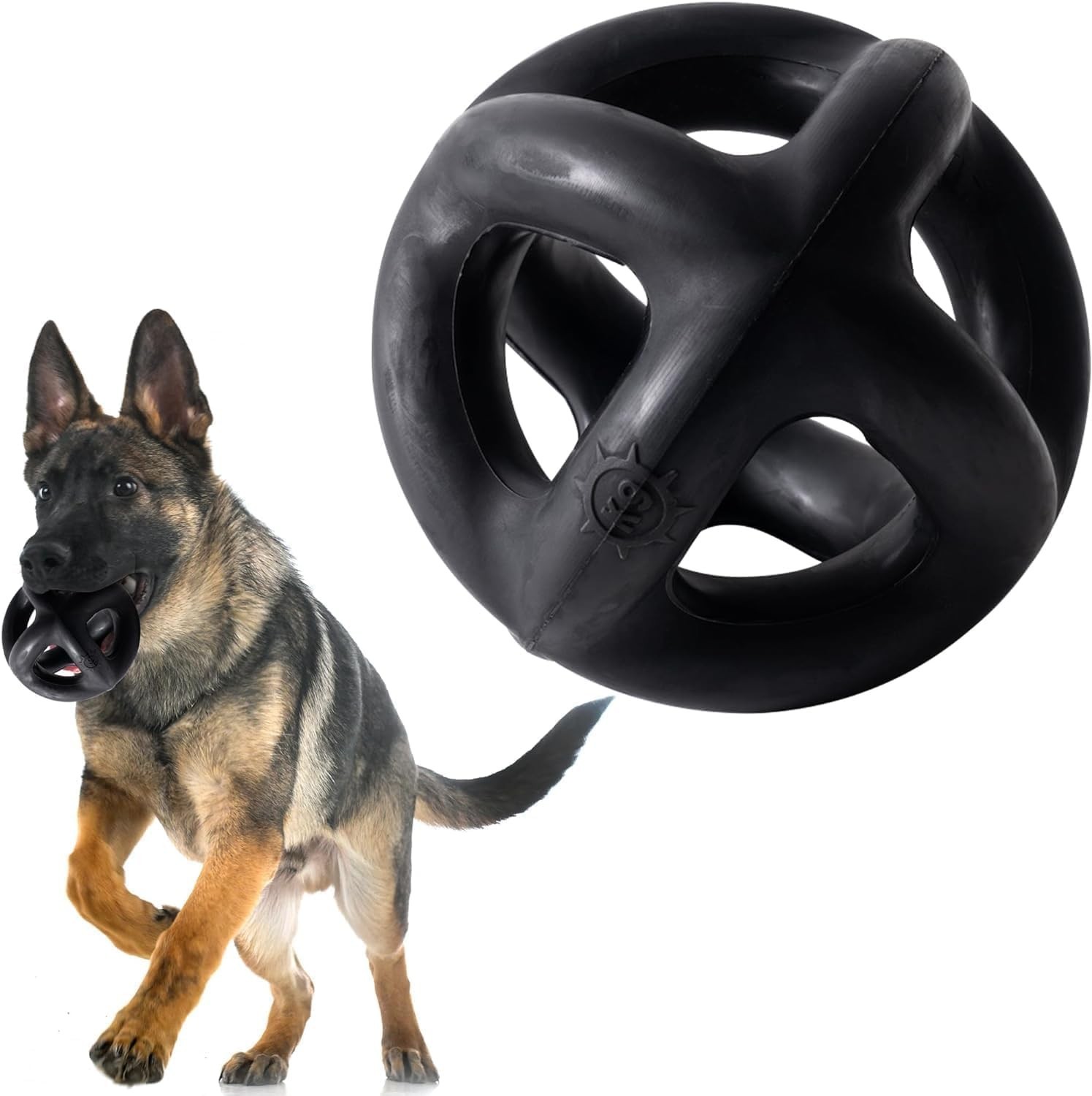 Monster K9 Indestructible Ring Ball - Lifetime Replacement - Medium Breeds