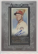 2020 Topps Allen & Ginter's X Framed Mini 19/20 Carter Kieboom #MA-CK Auto h3a