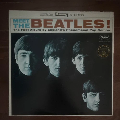 The Beatles Meet the Beatles! Capitol 12" Vinyl LP Stereo Gold Record ST 2047