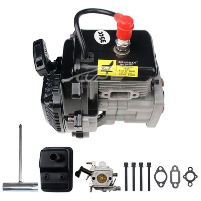 Motore 35CC 4 Bulloni Per 1/5 HPI Baja 5B/5T/5SC, Losi, FG, Zenoah - Con Carburatore Rotante