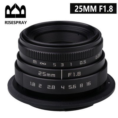 25mm F/1.8 Prime Lens Manual Focus MF APS-C For Sony E-mount A6500 A6300 NEX-7 6