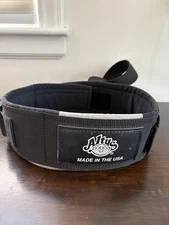 ALTUS Black Athletic Weight Lifting Strength Training Belt Made USA Nylon SMALL