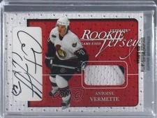 2003 ITG Ultimate Memorabilia 4th Edition 7/20 Antoine Vermette #128 Auto 01zx