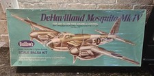 NEW Vintage Guillow's De Havilland Mk-IV Mosquito Kit 804 Balsa -Sealed-25.75W/S