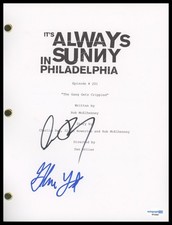Charlie Day & Glenn Howerton "It's Always Sunny in Philadelphia" SIGNED Script C