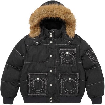 TRUE RELIGION ブラック ダウンジャケット Supreme True Religion Puffer Jacket Black | eBay