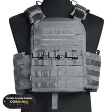Emerson Tactical Load-bearing Vest CAGE Plate Carrier MOLLE Adjustable Vest