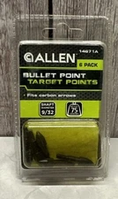 ALLEN Bullet Point Target Points 14642A for Carbon Arrows 9/32 (Missing 1)