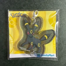 E427 Umbreon Japanese Pokemon x Family Mart Exclusive Acrylic Charm 2.5in