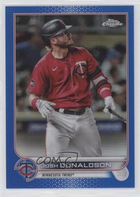 2022 Topps Chrome Blue Refractor 119/150 Josh Donaldson #22 11kh
