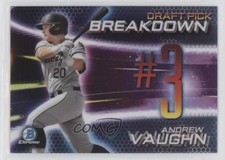 2019 Bowman Draft Chrome Scouts Pick Breakdown Andrew Vaughn #BSB-AV 0q1p
