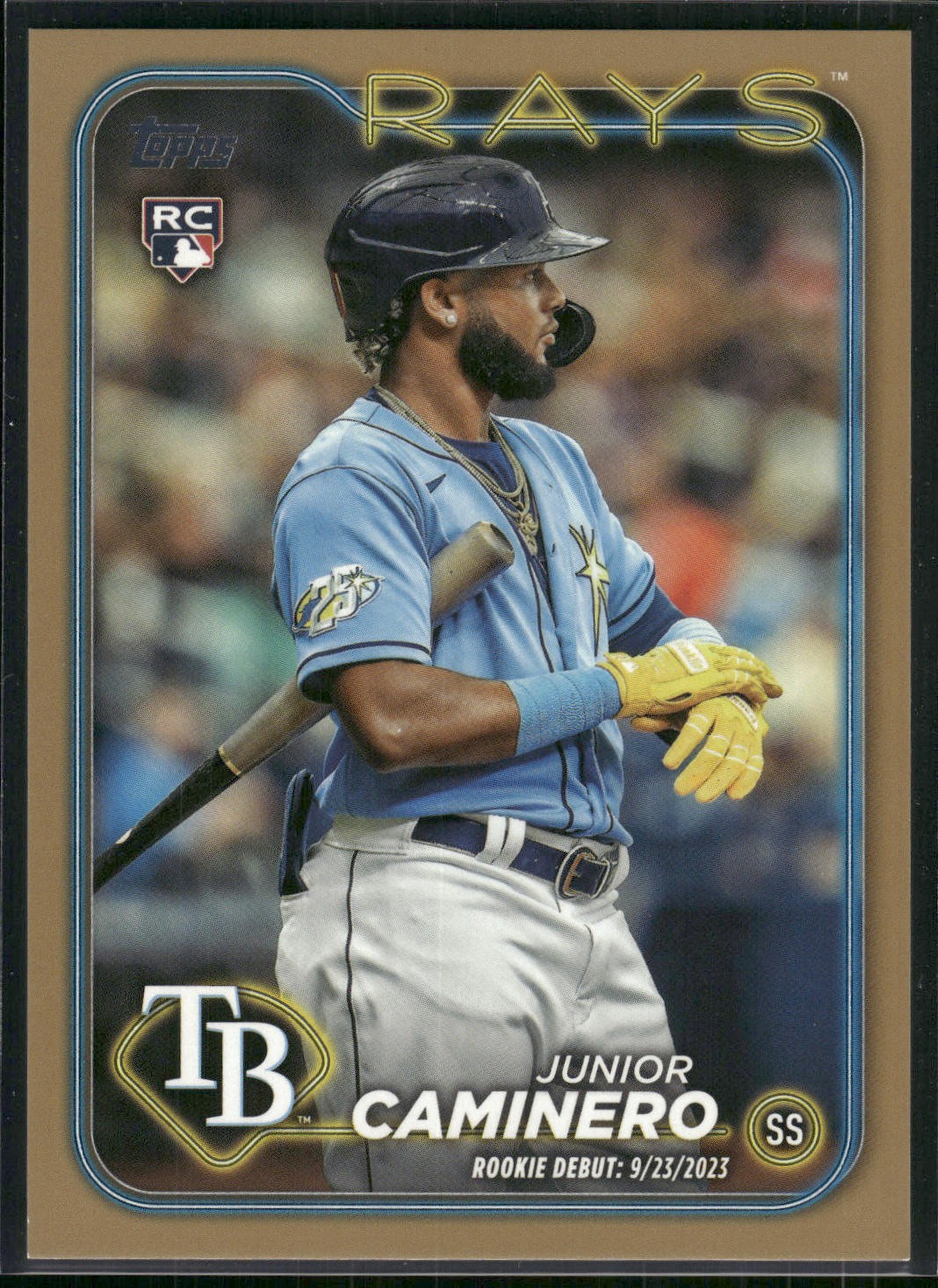 2024 Topps Update #US223 Junior Caminero Gold #/2024