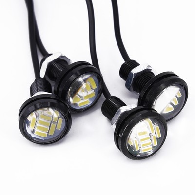 12 LED Lampen Staubdicht Blubs Rückwärts Einparken Auto ABS Antikollisions Lichter
