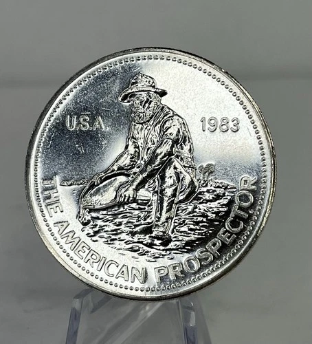 1983 Engelhard American Prospector 1 oz Silver Round BU Key Date