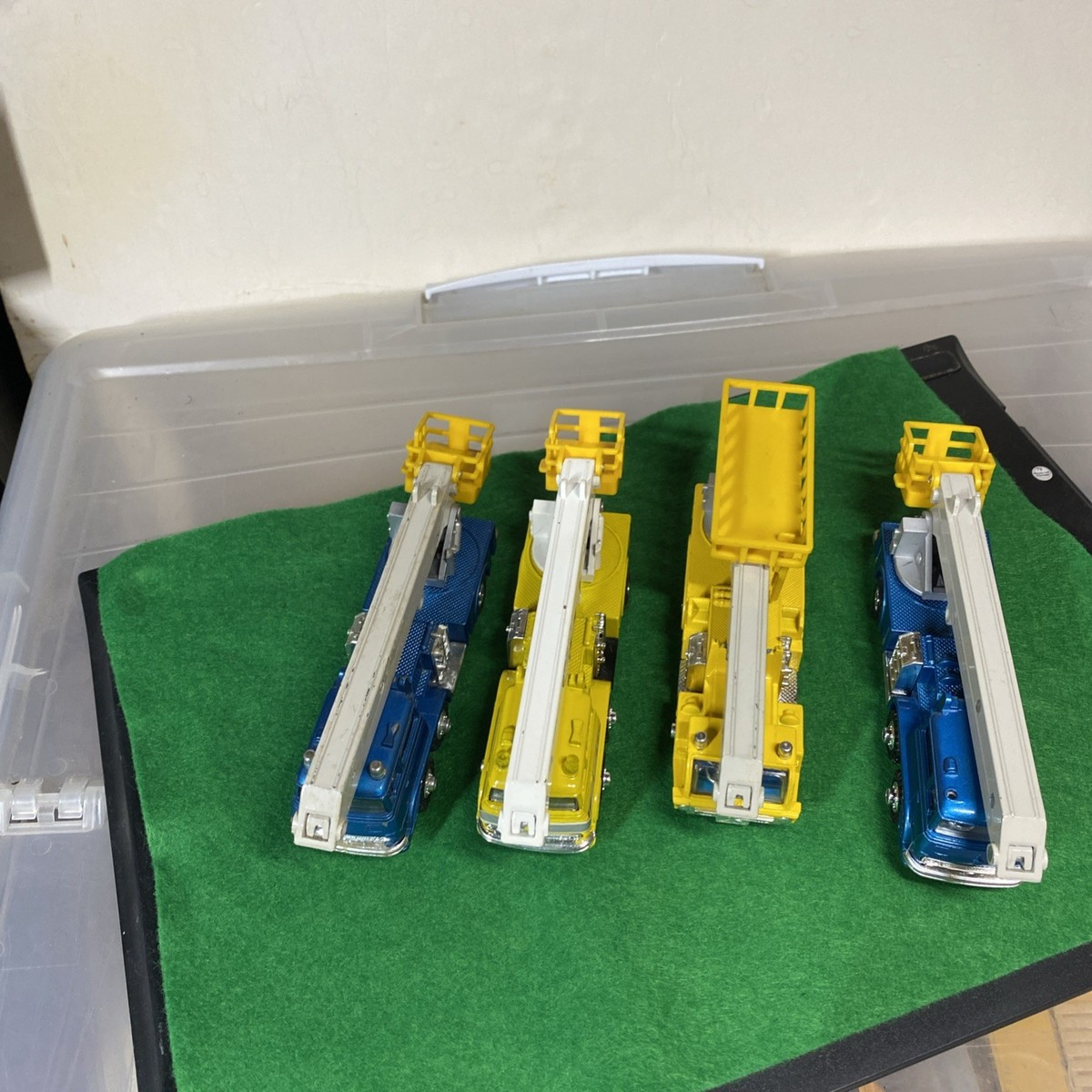 SHINSEI Mini Power FUSO 911 NC and k201 cherry picker lot of 4 | eBay