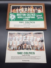 1981 Boston Celtics World Champions Team Photo Larry Bird McHale Parish