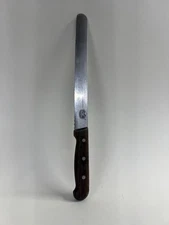 Vintage R.H. Forschner Victorinox Serrated Blade Slicer Bread Knife 10” 455W-10