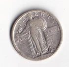 1918 D Standing Liberty Silver Quarter Dollar