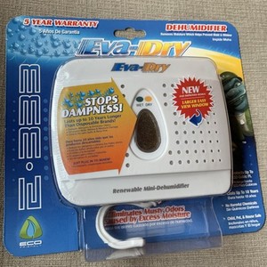 Eva-Dry E-333 sans fil Mini Déshumidificateur - Blanc Nouveau Jamais ouvert