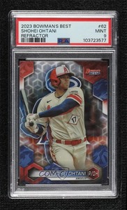 2023 Bowman's Best Refractor Shohei Ohtani #62 PSA 9 MINT