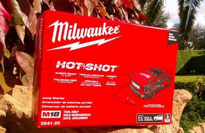 Milwaukee 3841-20 M18 HOTSHOT Jump Starter Portable Car Battery Booster NEW  | eBay