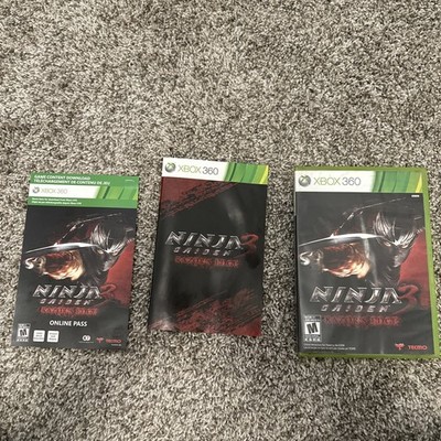 Ninja Gaiden 3: Razor's Edge (Microsoft Xbox 360, 2013) COMPLETE CIB Tested!