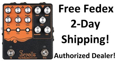 New Earthquaker Devices Scrolls Bass Odyssey Preamp Guitar Effects Pedal