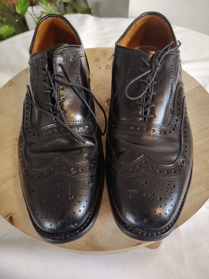 Allen Edmonds Fair Haven Mens 9 1/2 D Oxford Black Dress Shoes Wedding Formal