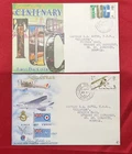 1968 UK GB 2 x FDC TUC & RAF