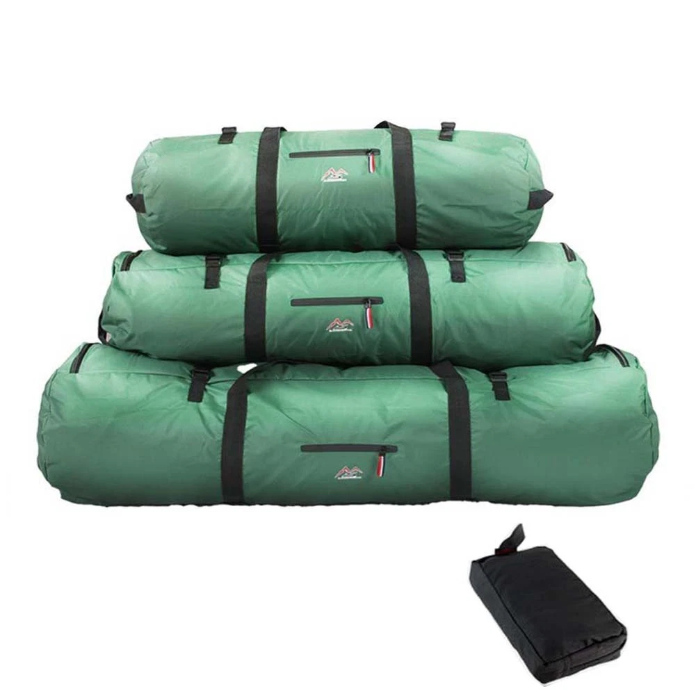 Foldable Camping Storage Bag with Convenient Pocket and Double Handles