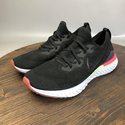 Nike Epic React Flyknit Shoes Mens Size 12 Black Running Sneakers AQ8298-003