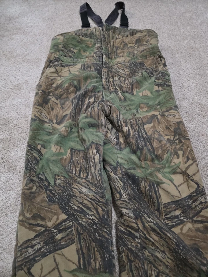 Vintage Walls Blizzard Pruf Insulated Bib Overalls Men L Reg 38-40 Real Tree USA - Image 4 of 4