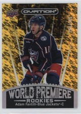 2023-24 Upper Deck Ovation World Premiere Gold 169/299 Adam Fantilli #WP-14 0nr3