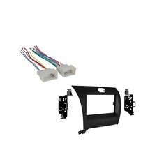Fits Kia Forte 14-18 Double DIN Aftermarket Car Stereo Harness Radio Dash Kit