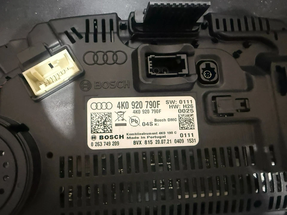 AUDI A6 A7 Q7 Q8 4K 4M C8 SPEEDOMETER INSTRUMENT CLUSTER VIRTUAL COCKPIT — 第 4/4 张图片