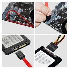 Compactly SATAIII Data Cable Angled Plugs Locking Mechanism PVC SATA3.0 Cord