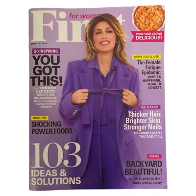 First For Women July 15 2024 Jennifer Esposito Power Foods Female Fatigue Hair