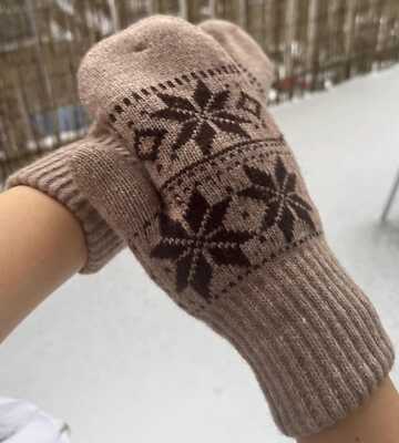 Mongolian 100% Natural Yak Gloves Warm Outstanding Central Asia Nomadic Style