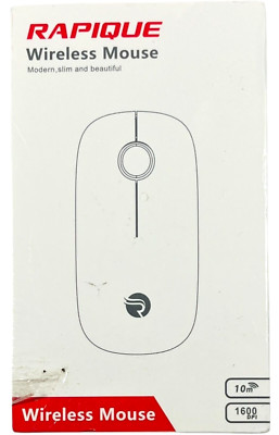 Rapique Wireless Mouse - Silent Design - 10m Range - NEW & Sealed