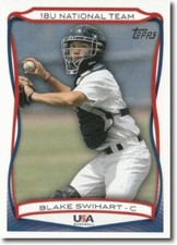 25-Count Lot BLAKE SWIHART 2010 Topps Rookies Team USA RCs