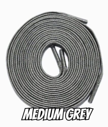 Cordones planos de cera premium para Air AJ Jordan 1 baja luz gris medio sombra Baron - Imagen 3 de 3